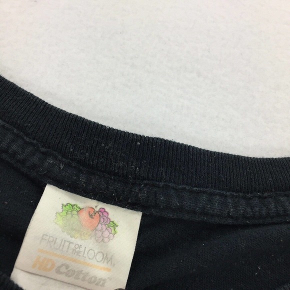 VTG Grim Reaper Hell Dogs Pit Bulls Short Sleeve T-Shirt XL Black Biker Horror - Picture 3 of 6